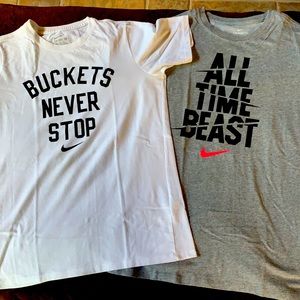4 Boys Large Nike S/S T-shirts for $20